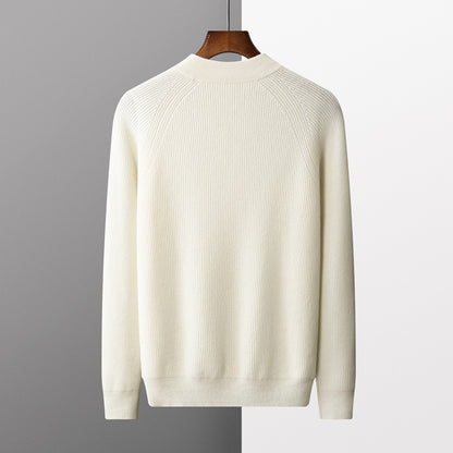 Sweter dzianinowy z zapięciem na guziki