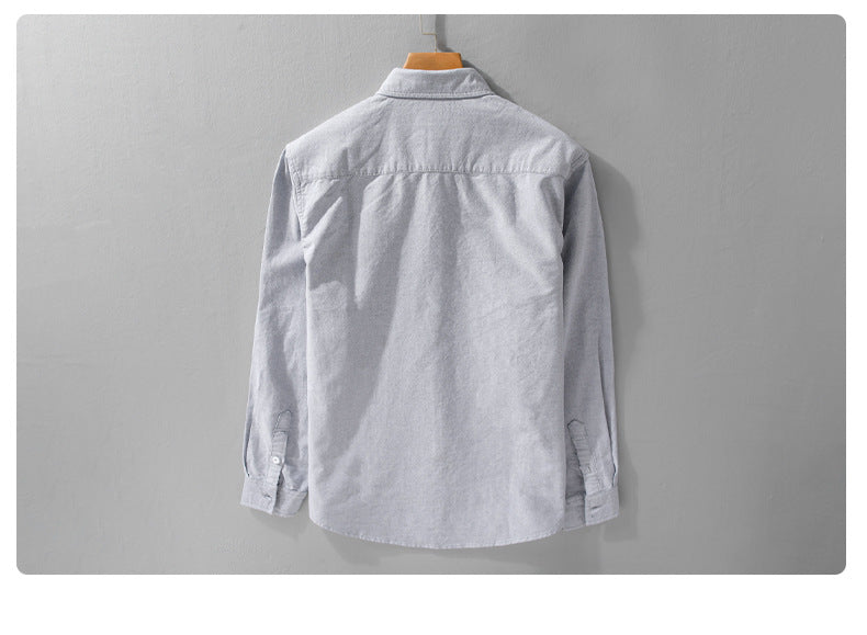 Moda Elite | Koszula Oxford z długim rękawem