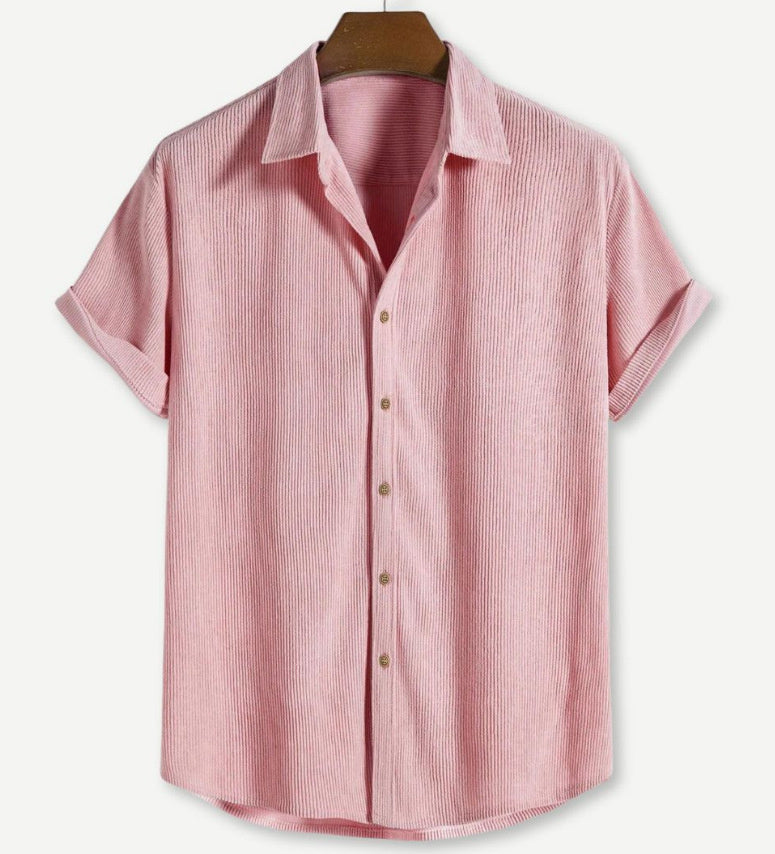 Moda Elite | Koszula casualowa z krótkim rękawem