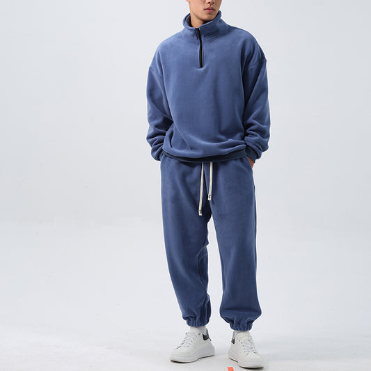 Luźny dres z polaru