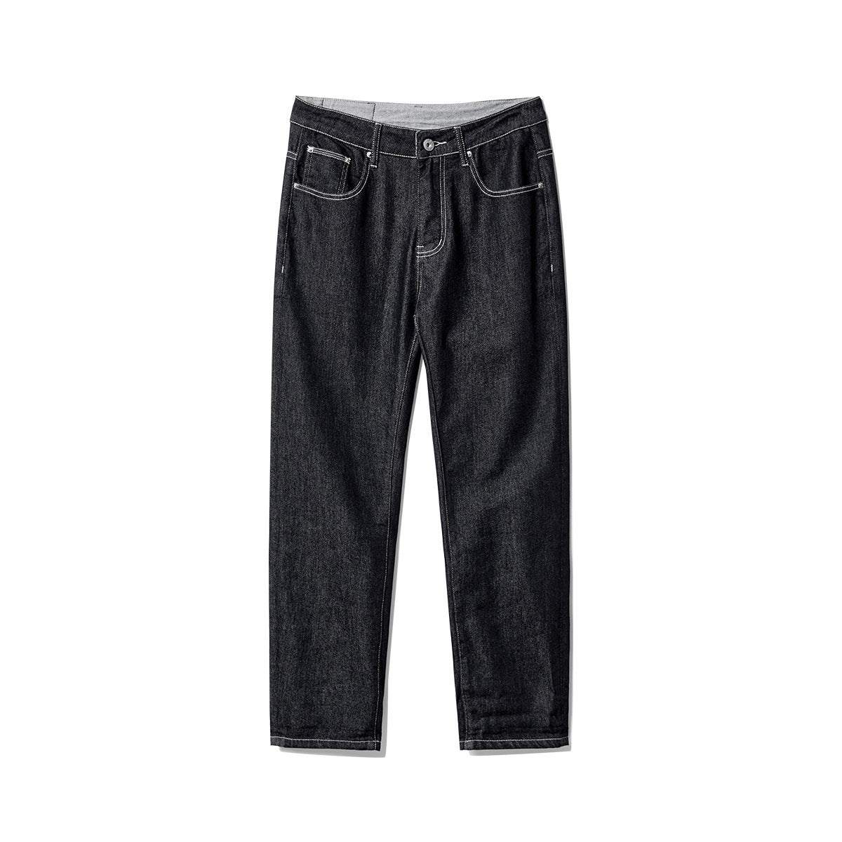 Moda Elite | Luźne, proste, skrócone jeansy