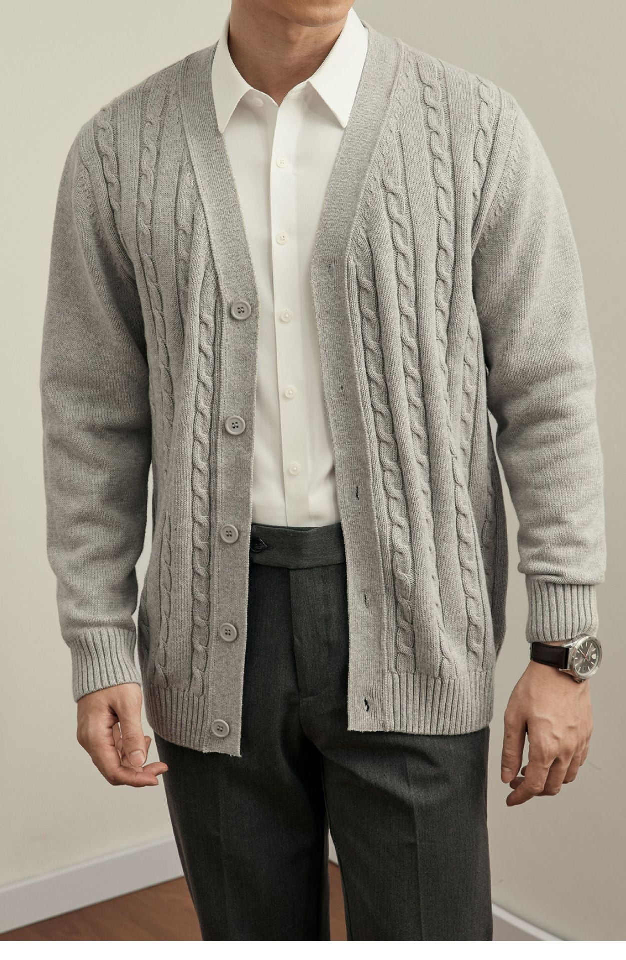 Moda Elite| Sweter kardigan dzianinowy