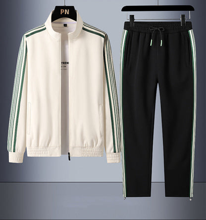 Męski sportowy dres kardiganowy