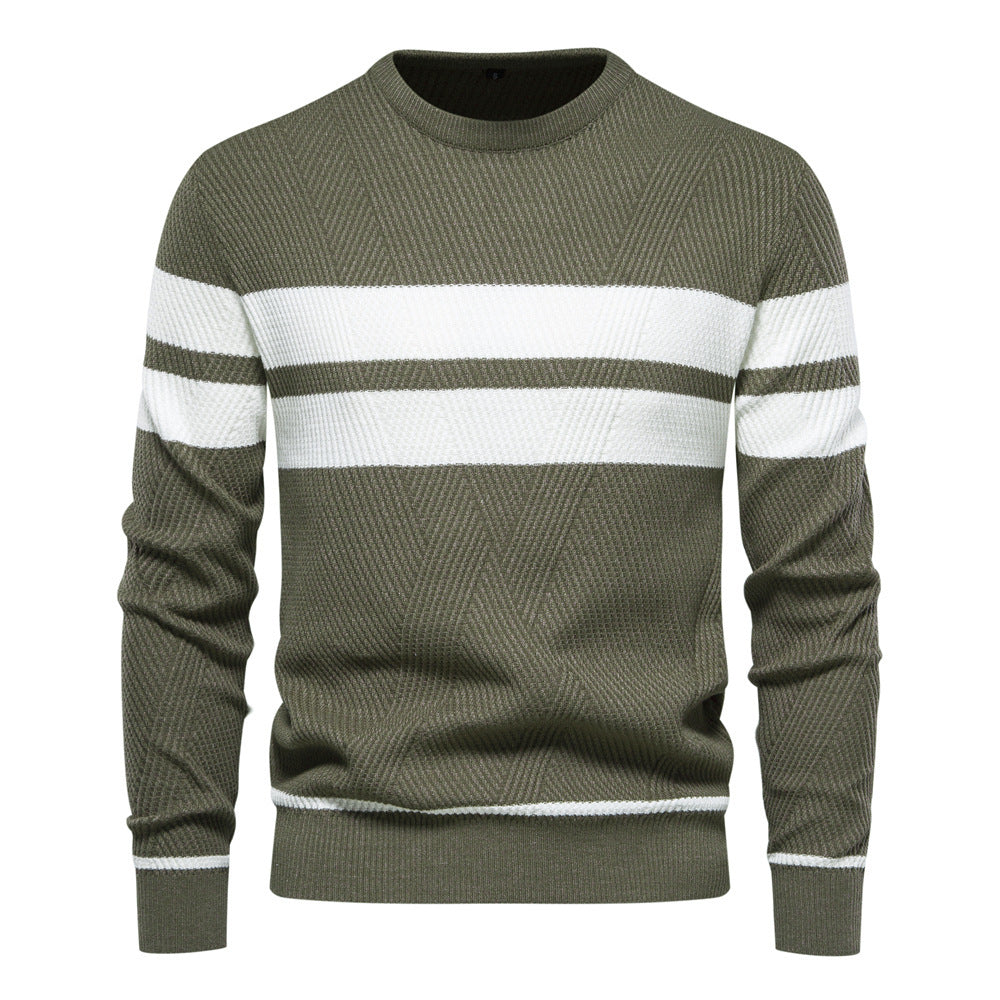Męski sweter w paski