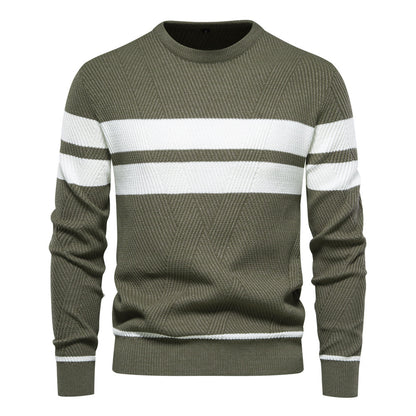 Męski sweter w paski