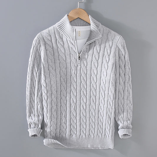 UrbanCore zimowy sweter z półzamkiem
