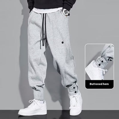 Zwężane spodnie dresowe typu streetwear