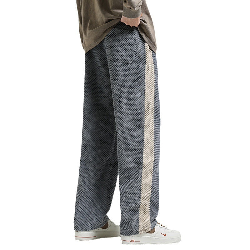 Spodnie streetwear z kontrastowymi kolorami