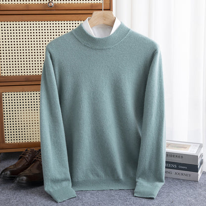 Moda Elite | Wełniany sweter z półkołnierzem