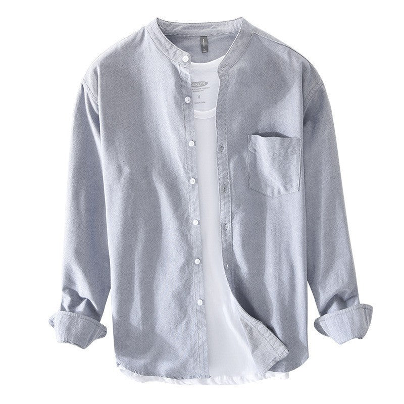Moda Elite | Koszula casualowa ze stójką