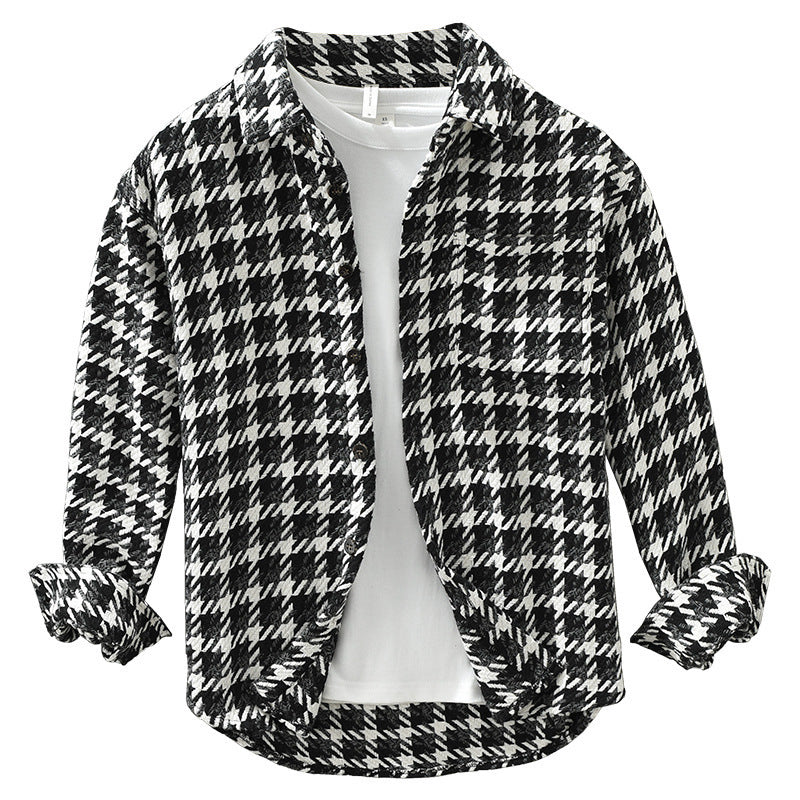 Koszula w kratkę w stylu streetwear
