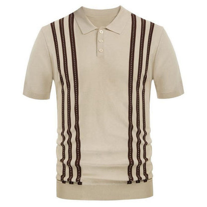 Moda Elite | Pasiasta koszulka polo na co dzień