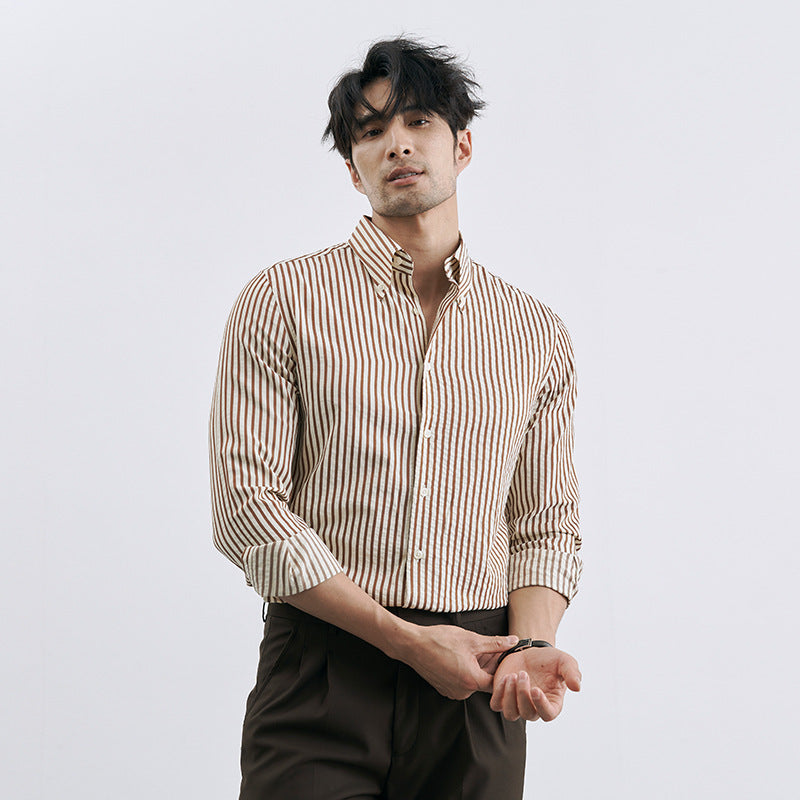 Moda Elite | Koreańska koszula w paski