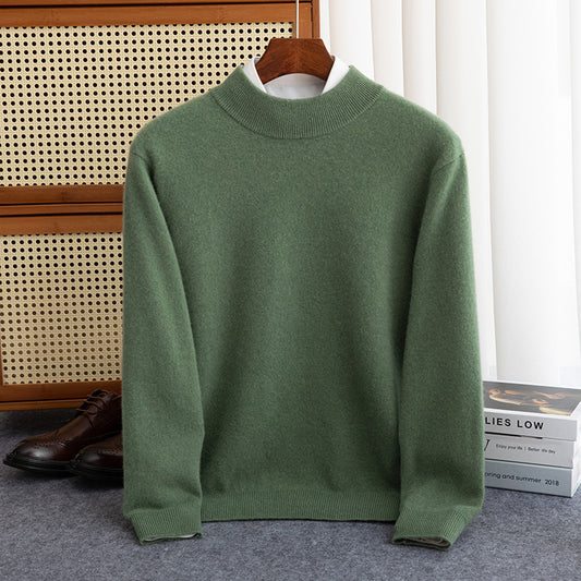 Moda Elite | Wełniany sweter z półkołnierzem