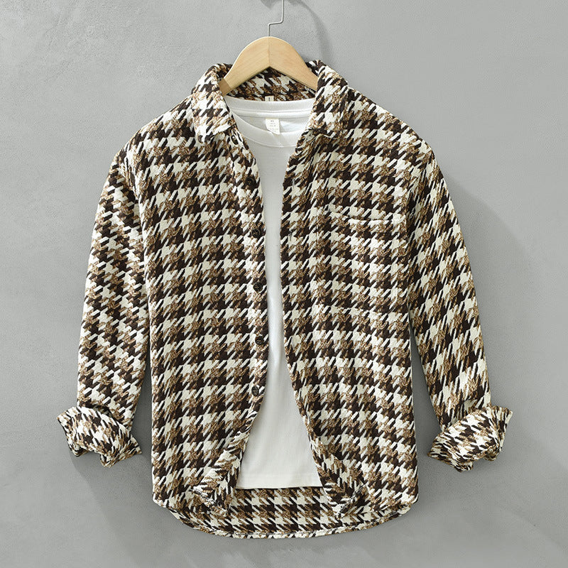 Koszula w kratkę w stylu streetwear