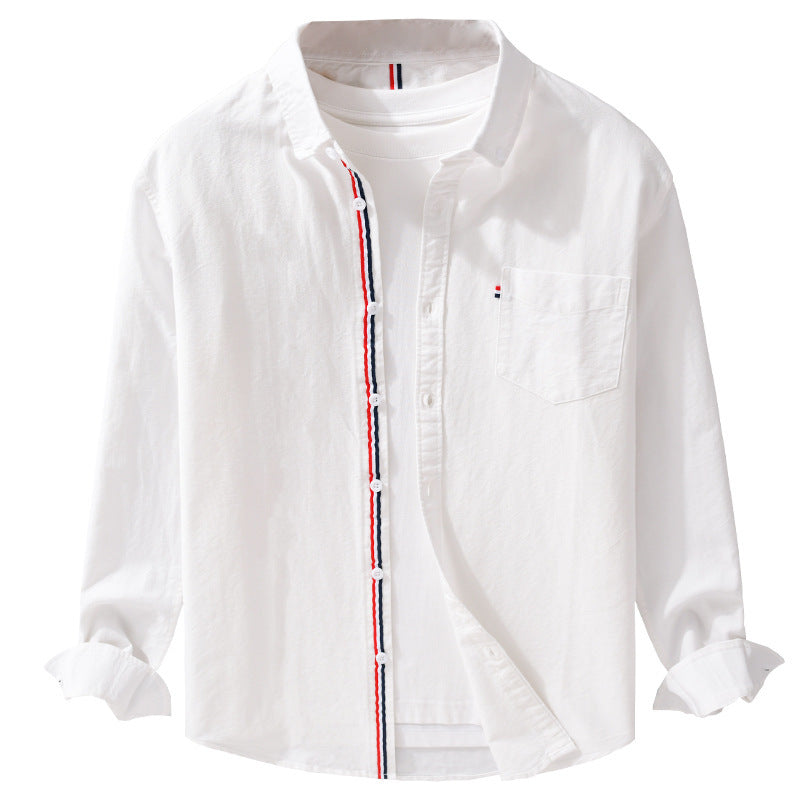Moda Elite | Koszula Oxford z długim rękawem