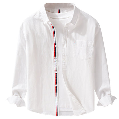 Moda Elite | Koszula Oxford z długim rękawem